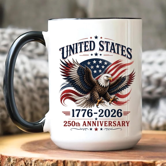 America 1776 mug, USA 250th Anniversary coffee mug, Patriotic 4th of July, Semiquincentennial souvenir, Patriotic dad gift, Freedom mug