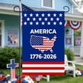 thumbnail image 1 of America 250 Flag 12x18 C, 250th Anniversary USA Flag for Outside Patriotic Yard Decor 4th of July Independence Day, 1 of 6