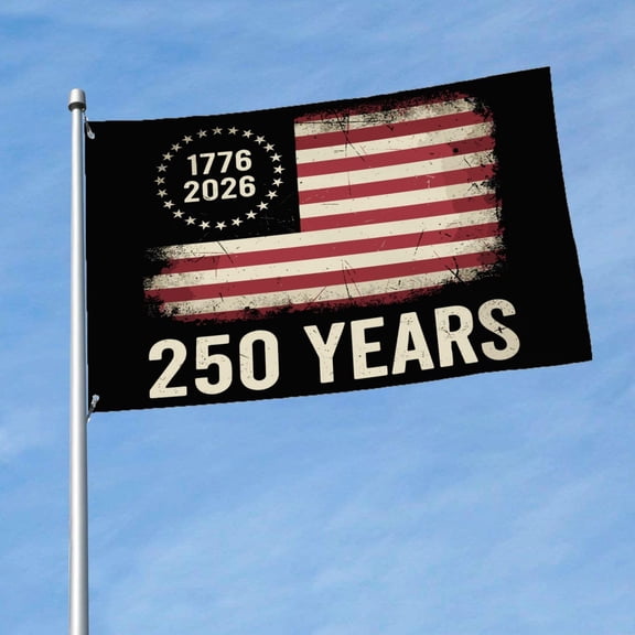 America 250 Garden Flag,USA 250th years Anniversary Patriotic Banner Double-Sided with Eagle Design, 1776-2026 Commemorative-2PCS