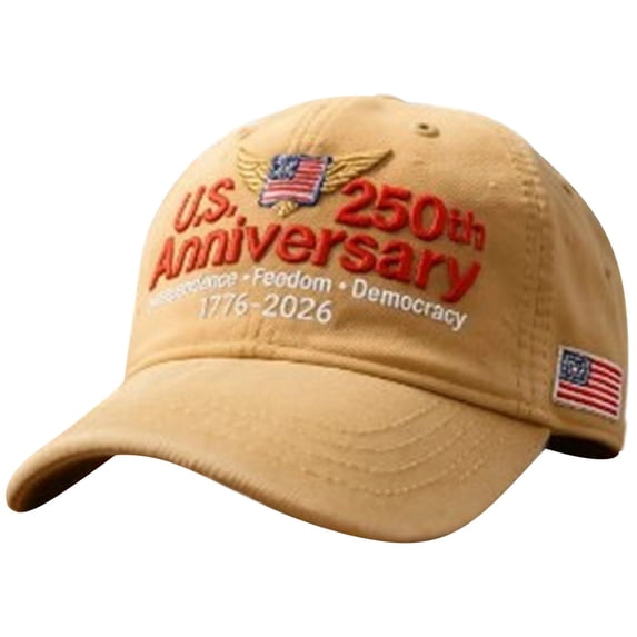America 250 Hat, Patriotic Theme 1776-2026 Commemorative Baseball Cap,Traditional American Tribute Hat Gift Honoring Patriots & Veterans
