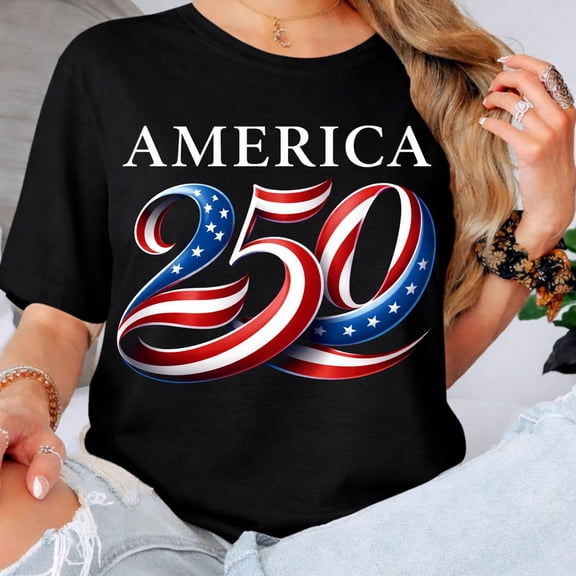 America 250 Patriotic tee, USA 250th Anniversary Shirt, Red White Blue American T-Shirt
