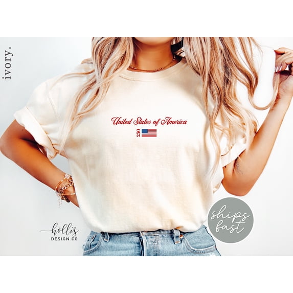 America 250 Shirt For Women United States of America Tshirts 250th Anniversary Tee