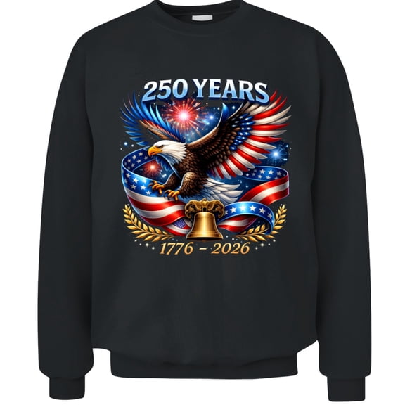 America 250 Shirt Men Women 1776–2026 – NH2 Creative USA 250th Anniversary Patriotic Eagle T-Shirt, 250 Years America Independence Day Shirt, 4th of July Patriotic Shirt for Women