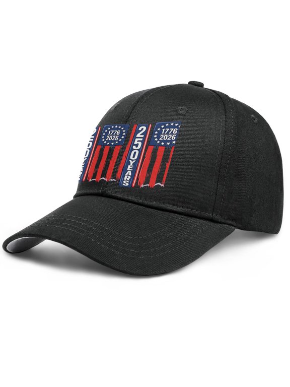 America 250 Year of Freedom Eagle Spread Wings Baseball Cap Classic Dad Hat Adjustable Snapback Sun Protection Men Women