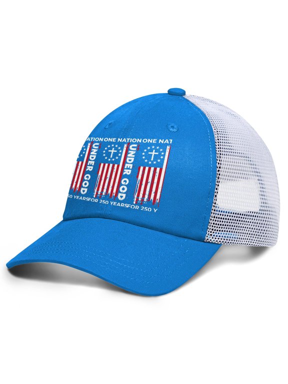 America 250 Year of Freedom Spread Eagle Wings Outdoor Hiking Cap Unisex Breathable Sports Hat