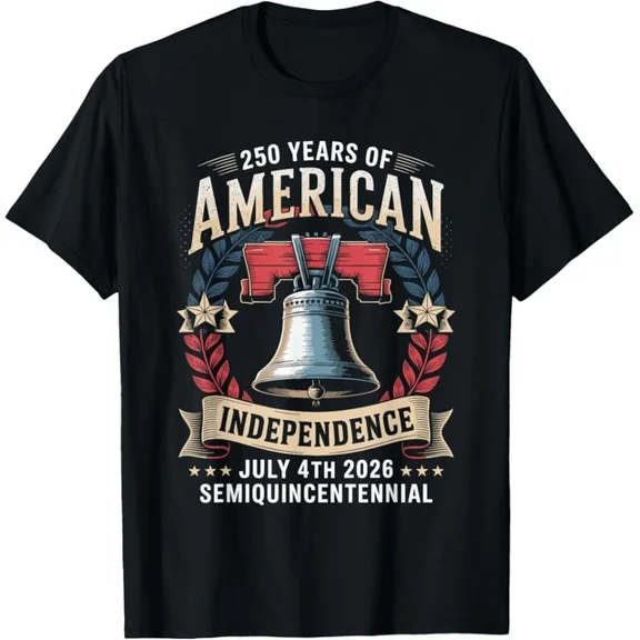 America 250 Years Celebration Graphic Design T-shirt