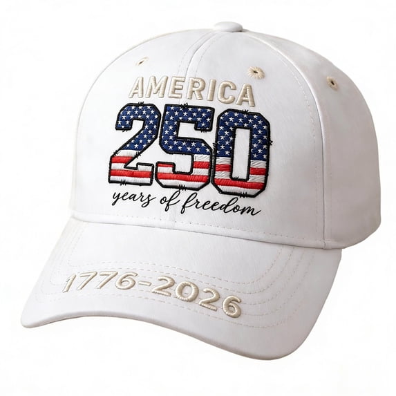 America 250 Years of Freedom Baseball Cap, 250th Anniversary USA Hat Patriotic American Eagle Cap, America 250th Anniversary Hat Adjustable, USA 250th Anniversary Merchandise Gift