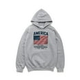thumbnail image 1 of America 250 Years Grunge Flag Patriotic Historic Event Hoodie, for men & women, up to size 5XL, 1 of 3