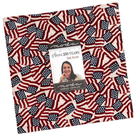 Moda - America 250 Years Layer Cake by Deb Strain 42 pcs