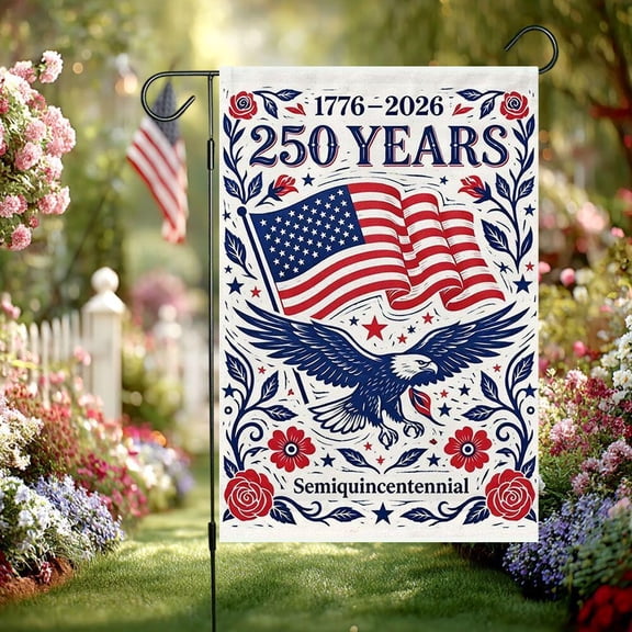 America 250 Years Liberty Bell Patriotic Flag 28x40 POLE NOT INCLUDED House Flag