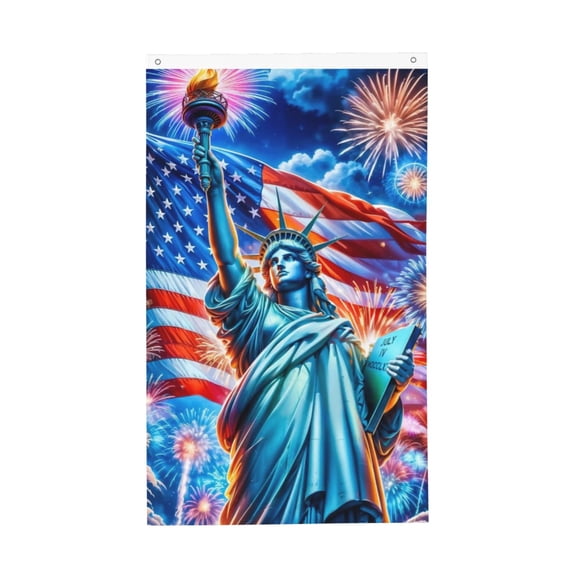 America 250th Anniversary 1776-2026 Semiquincentennial 3x5 Ft Flag for Outside House Indoor Yard Patriotic Banner Decor