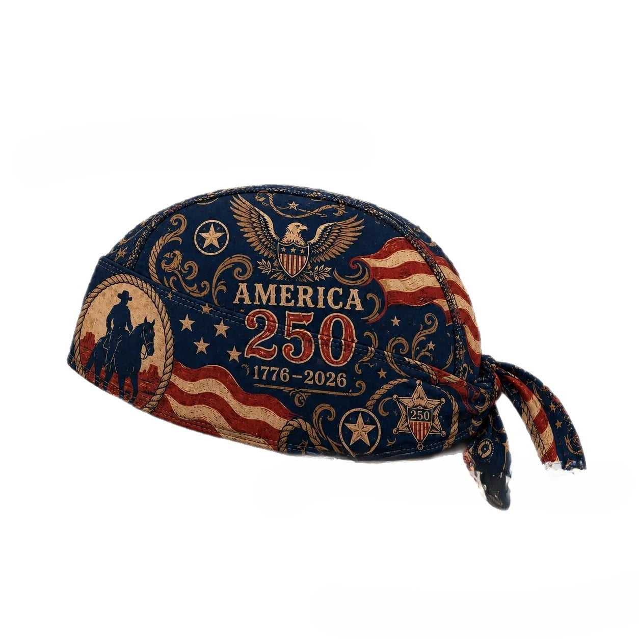 America 250th Anniversary 1776-2026 Skull Cap,Vintage Eagle USA Flag ...