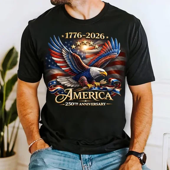 America 250th Anniversary America Patriotic Shirt, USA 250 Years Shirt, Bald Eag