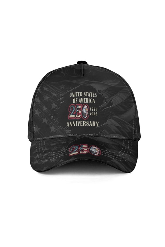 America 250th Anniversary Baseball Cap, Patriotic Eagle USA Flag Hat, 1776-2026 Semiquincentennial Adjustable Cap, Gift for Veterans & 4th of July