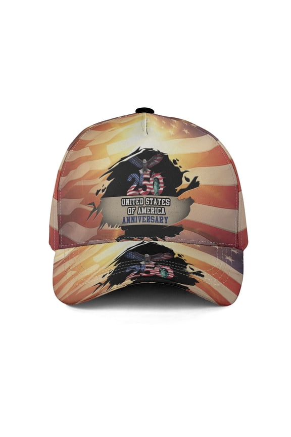America 250th Anniversary Baseball Cap, Patriotic Eagle USA Flag Hat, United States of America 1776–2026 Adjustable Cap, Independence Day & Veterans Gift