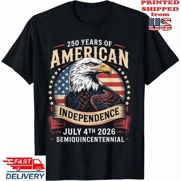 America 250th Anniversary Celebration 250 Years America T-Shirt Unisex S-5XL Hot Trending Shirt Birthday Gift