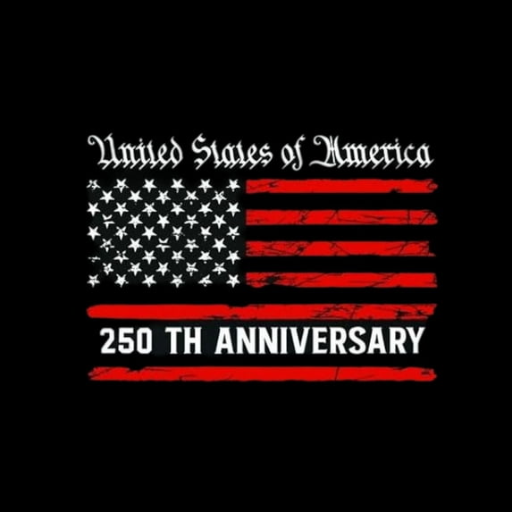 America 250th Anniversary Decal – 8 Inch Patriotic Vinyl Sticker for Car Windows, Bumpers, Independence Day, 5-Pack, Weather Resistant, Easy to Apply