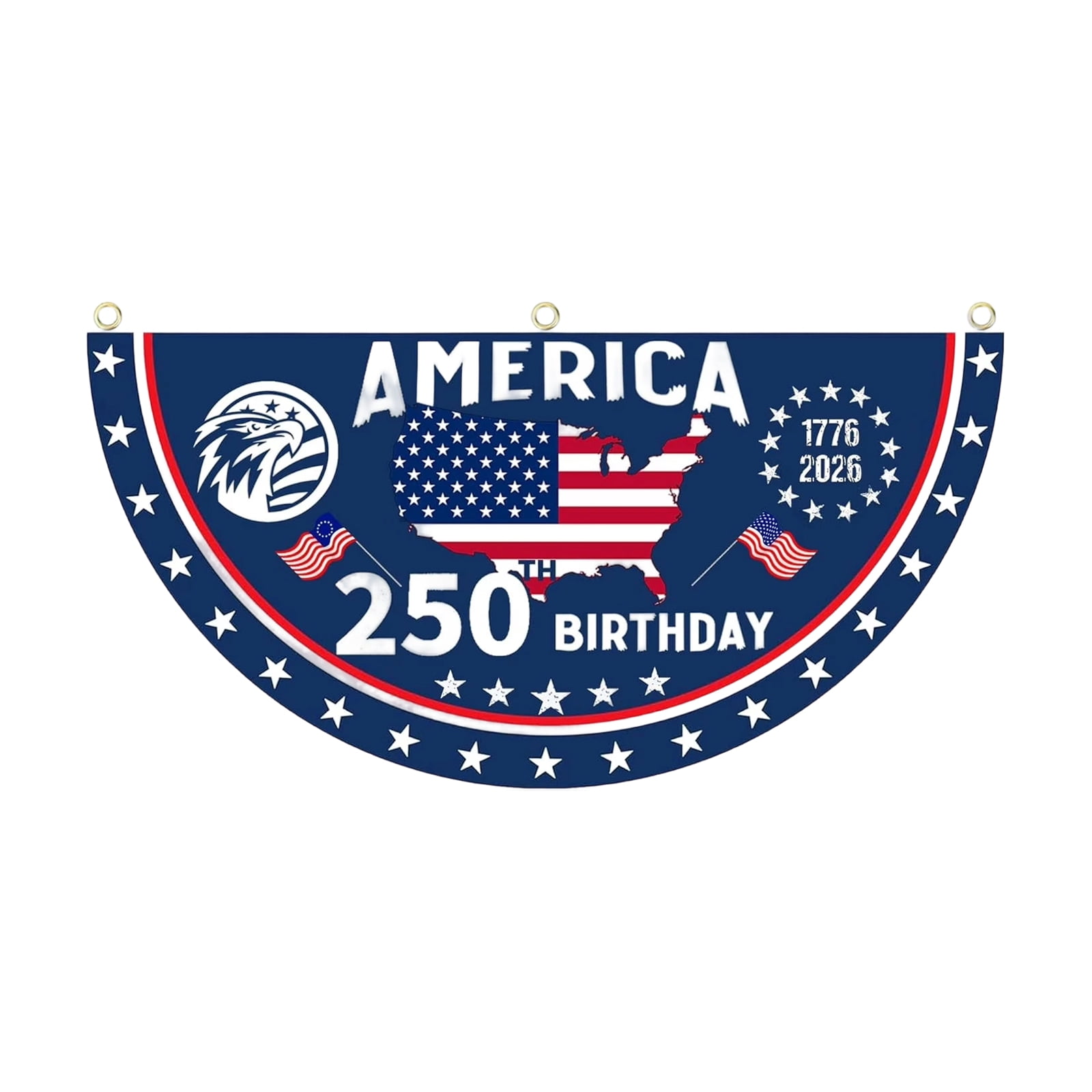 America 250th Anniversary Flag, 1.5X3 FT 1776-2026 Fan Flags, Patriotic ...