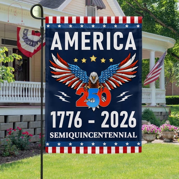 America 250th Anniversary Flag, 1776-2026 Eagle Flag, 250 Years America Commemorative Patriotic Gift