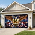 thumbnail image 1 of America 250th Anniversary Flag Door Cover 1776-2026 250 Years of Birthday American Banner 4th of July Fourth of July Patriotic Party Decorations and Supplies, 1 of 7