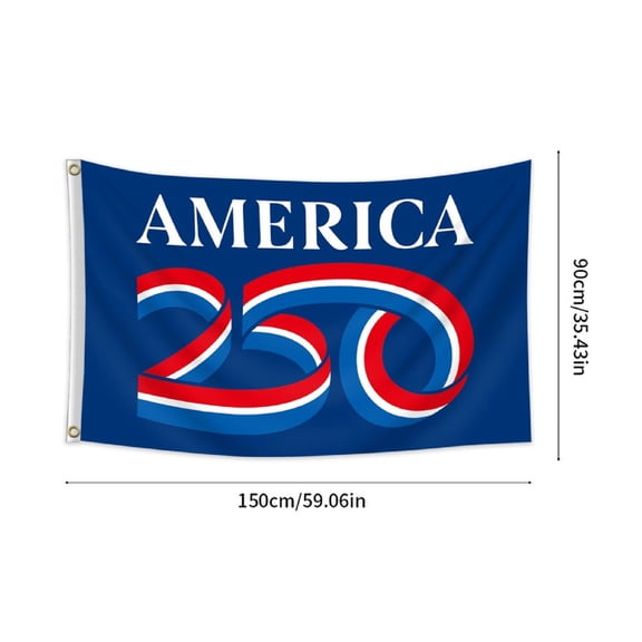America 250th Anniversary Garden Flag Independence 1776-2026 - Semiquincentennial Patriotic Flag Banner, USA 250 Years of Outdoor Flag, Stars and Stripes Design, Durable Heavy Duty
