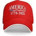 thumbnail image 1 of America 250th Birthday 250 Years USA 1776 2026 Hats Baseball Cap, 1 of 7