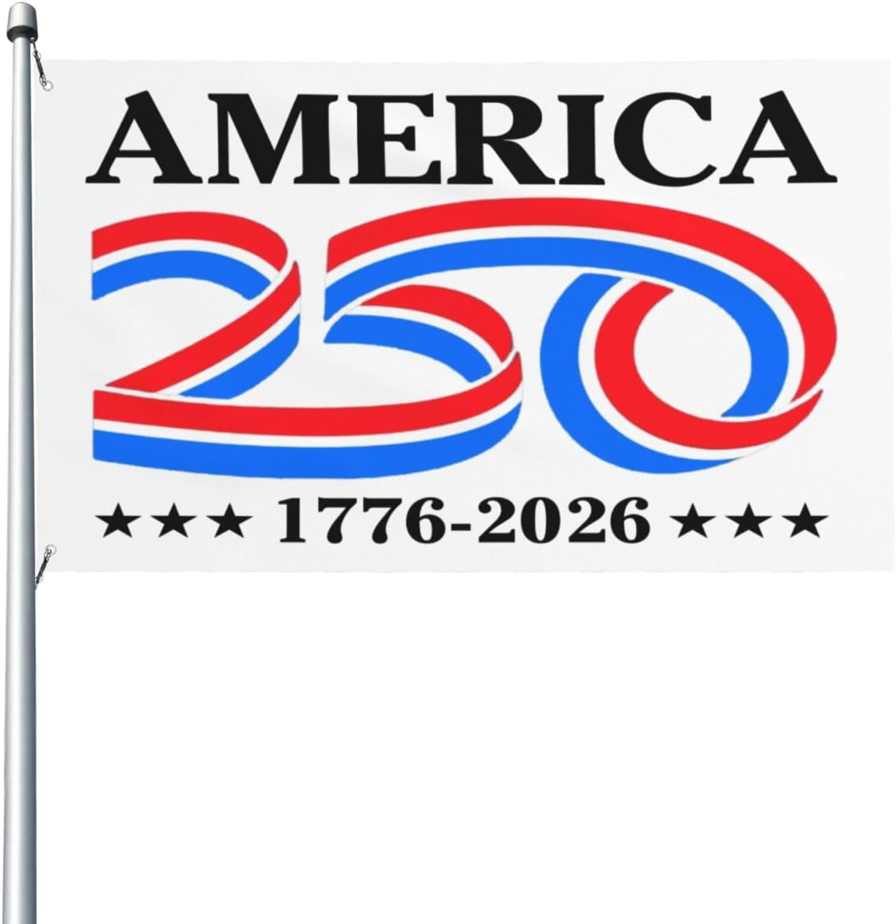 America 250th Birthday 250 Years Usa 1776 2026 Flag 4x6 Banner for Outside Inside