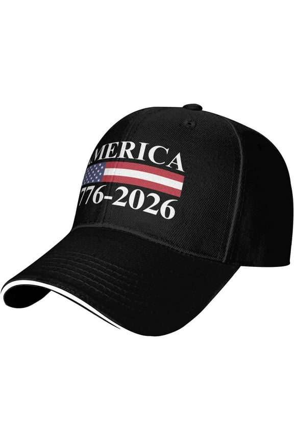 America 250th Birthday Hat 1776 2026 250 Years Anniversary Adjustable Trucker Cap for Men Women