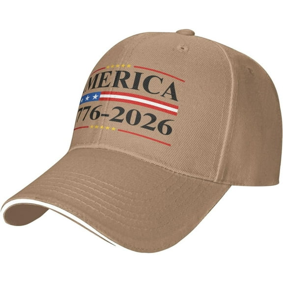 America 250th Birthday Hat 1776 2026 250 Years Anniversary Adjustable Trucker Cap for Men Women