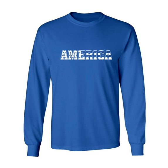 America Adult Long Sleeve T-shirt