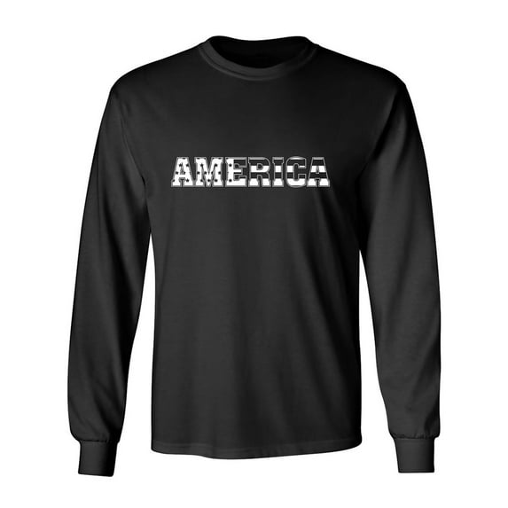 America Adult Long Sleeve T-shirt