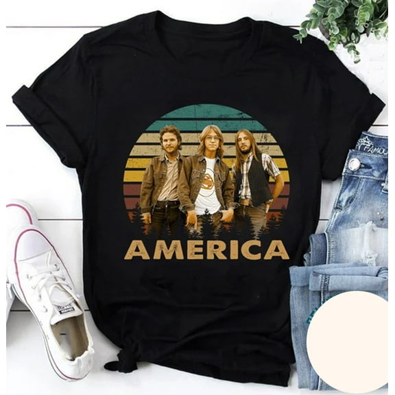 America Band Popular T Shirt Tee Short Sleeve s-5xl BL113