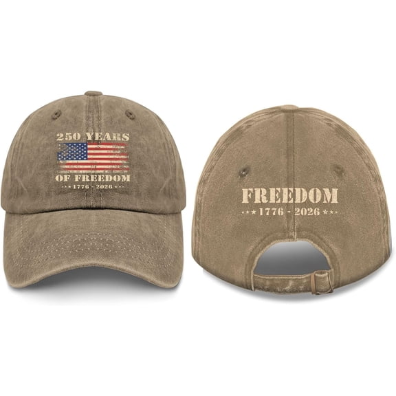 America Birthday Hat 1776 2026 250 Years Anniversary Hat for Men Low