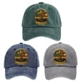 thumbnail image 1 of America Birthday Hat 1776 2026 250 Years Freedoms Anniversary Hat Washed Print Embroidered Retro Patriotic Cap, 1 of 4