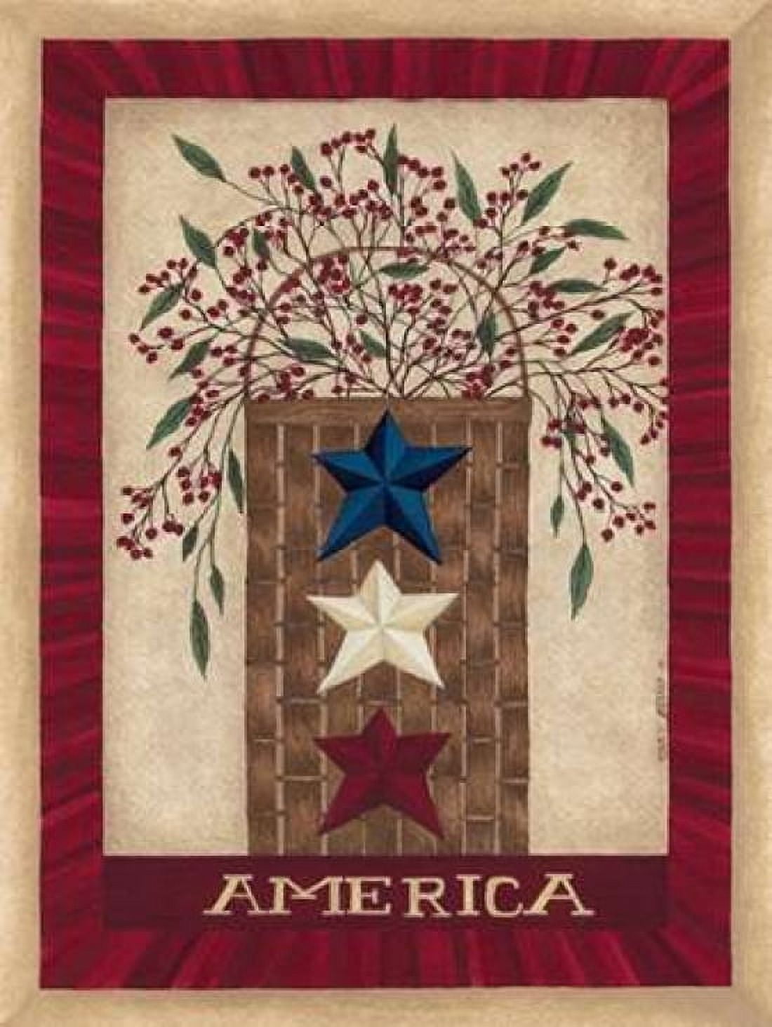 America Canvas Art - Cindy Shamp (18 x 24)