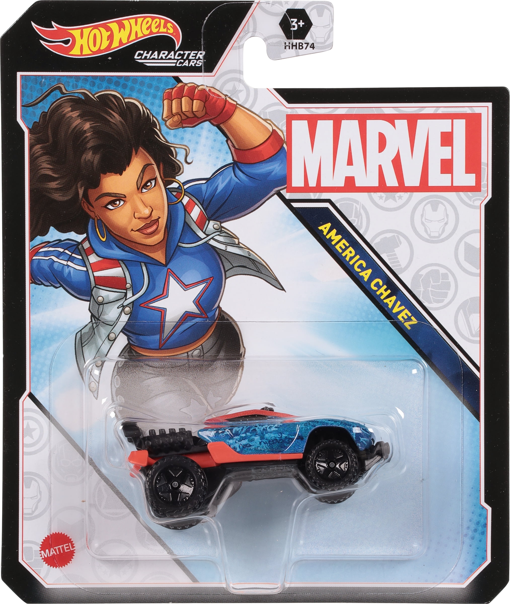 America Chavez Multiverse of Madness Hot Wheels Character Cars 1 64 Scale Walmart