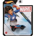 thumbnail image 1 of America Chavez Multiverse of Madness Hot Wheels Character Cars 1/64 Scale, 1 of 3