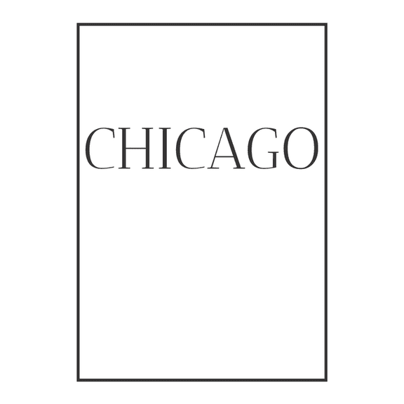 America: Chicago : A decorative book for coffee tables, end tables, bookshelves and interior design styling: Stack America city books to add decor to any room. Monochrome effect cover: Ideal for your own home or as a modern home decoration gift. (Series #1) (Paperback)