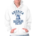 thumbnail image 1 of America Cracks Me Up Liberty Bell USA Hoodie Sweatshirt Women Men Brisco Brands S, 1 of 6
