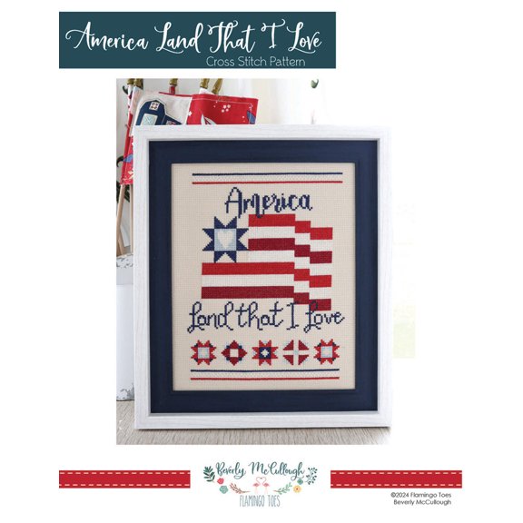 America Cross Stitch Pattern