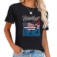 thumbnail image 1 of America Cute Short Sleeve Shirts with Cool Graphics for Women, 1 of 5