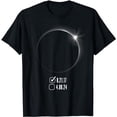 thumbnail image 1 of America Eclipse Checklist 4.08.24 Total Solar Eclipse 2024 T-Shirt, 1 of 5