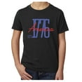 thumbnail image 1 of America Est 1776 Patriotic T-shirts, Kid's 4th of July Shirts - Black MH200YPATRIOT S25 M, 1 of 3