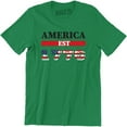 thumbnail image 1 of America Est 1776 USA Flag Patriotic , Men's 4th of July T-Shirt, 1 of 4