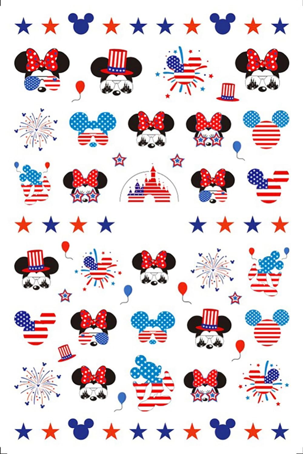 4th of july party car decal