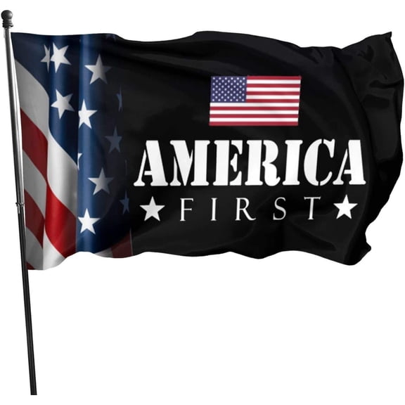 America First Flags 3x5 Outdoor Indoor Banner Flag House Garden Decor