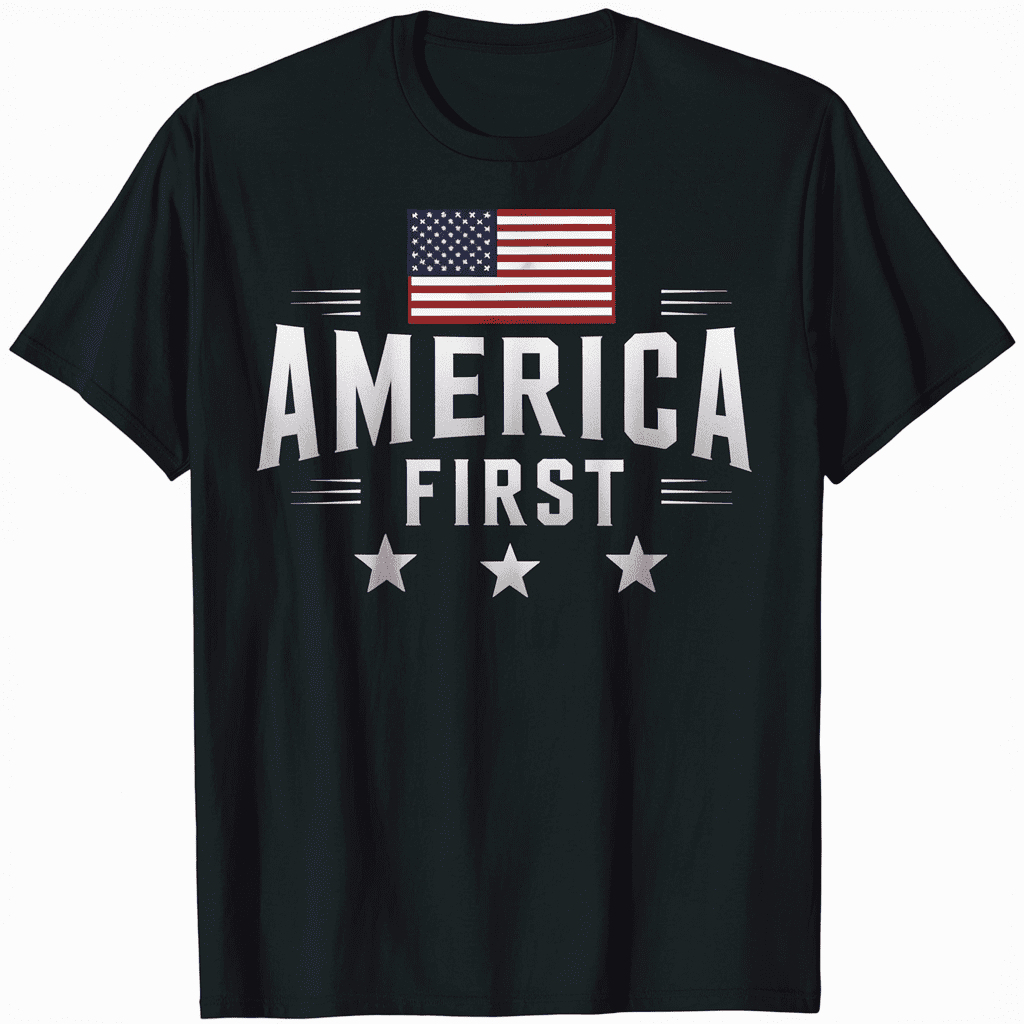 America First Gift T-Shirt Men Women - Walmart.com