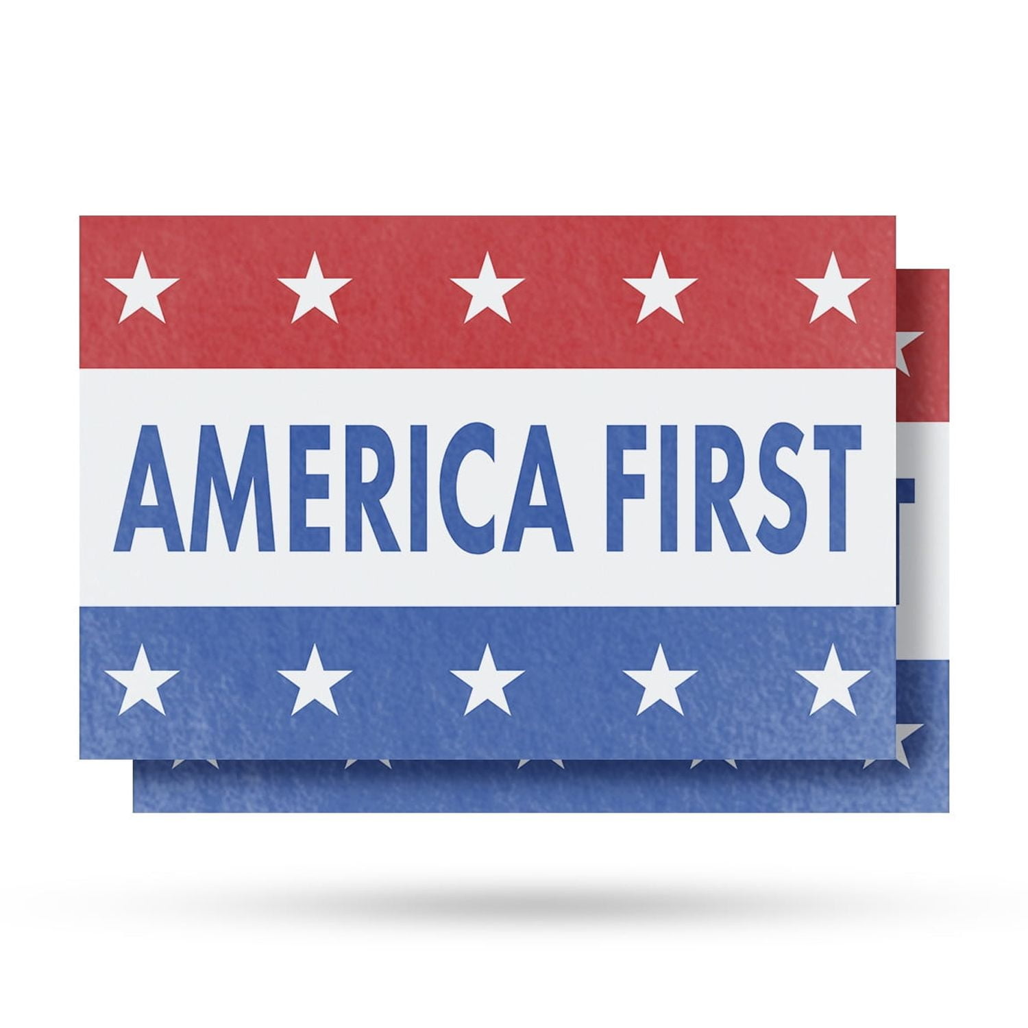 America First Vinyl Decal 2 Pack of 24 Inch x 36 Inch Weatherproof ...