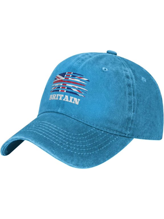 America Flag Britain British Caps Vintage Baseball Cap for Men Women Funny Adjustable Dad Hats