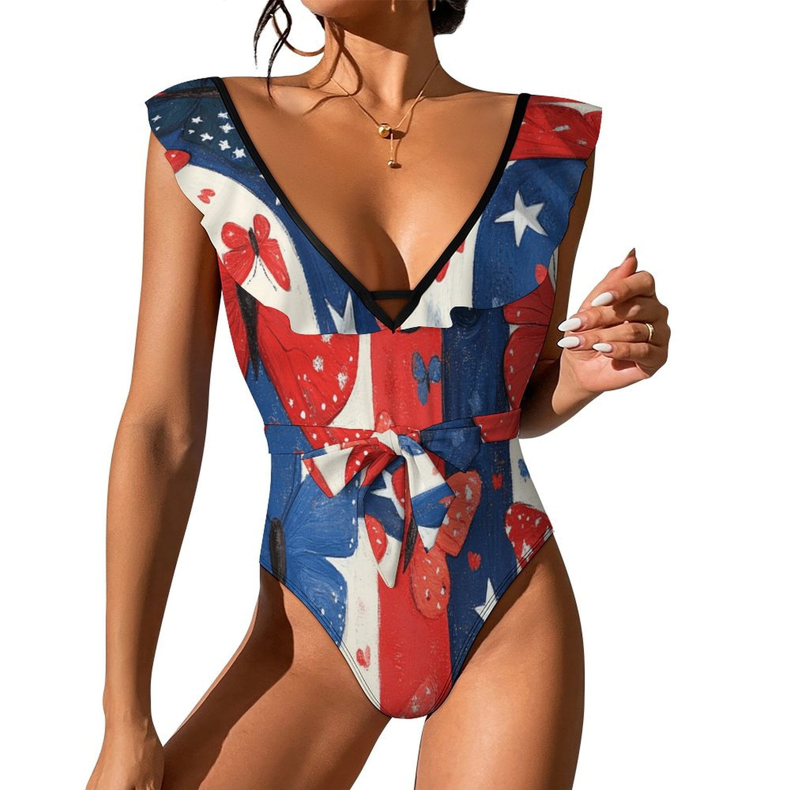 The Finals Women's Void Butterfly Back Swimsuit - Endurotech Stretch Fabric For Racing/Training
